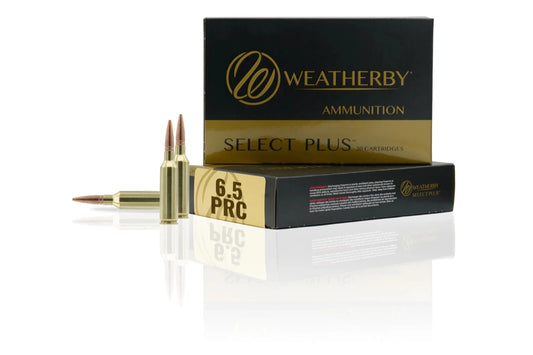 WEATHERBY SELECT AMMUNITION - 6.5 PRC (20 ROUNDS P/BOX)