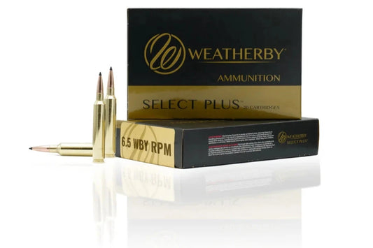 WEATHERBY SELECT AMMUNITION - 6.5 WBY RPM (20 ROUNDS P/BOX)