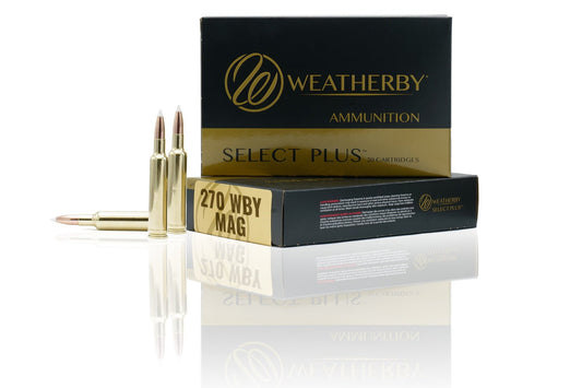 WEATHERBY SELECT AMMUNITION - 270 WBY (20 ROUNDS P/BOX)