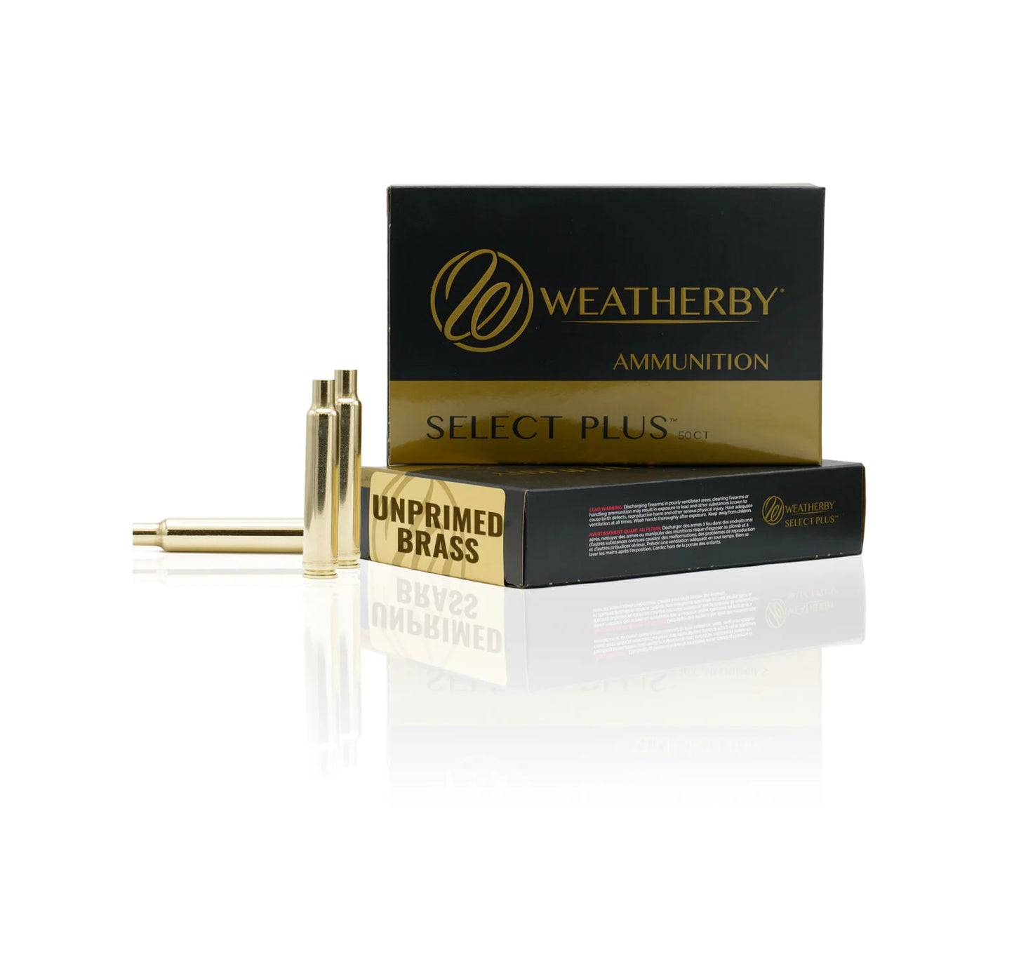 WEATHERBY UNPRIMED BRASS (50 P/BOX)